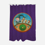 The Road Goes On-None-Polyester-Shower Curtain-DrawnByBryan