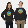The Road Goes On-Youth-Crew Neck-Sweatshirt-DrawnByBryan