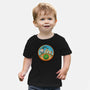 The Road Goes On-Baby-Basic-Tee-DrawnByBryan