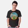 The Road Goes On-Mens-Basic-Tee-DrawnByBryan