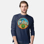 The Road Goes On-Mens-Long Sleeved-Tee-DrawnByBryan