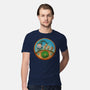 The Road Goes On-Mens-Premium-Tee-DrawnByBryan