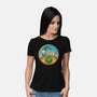 The Road Goes On-Womens-Basic-Tee-DrawnByBryan