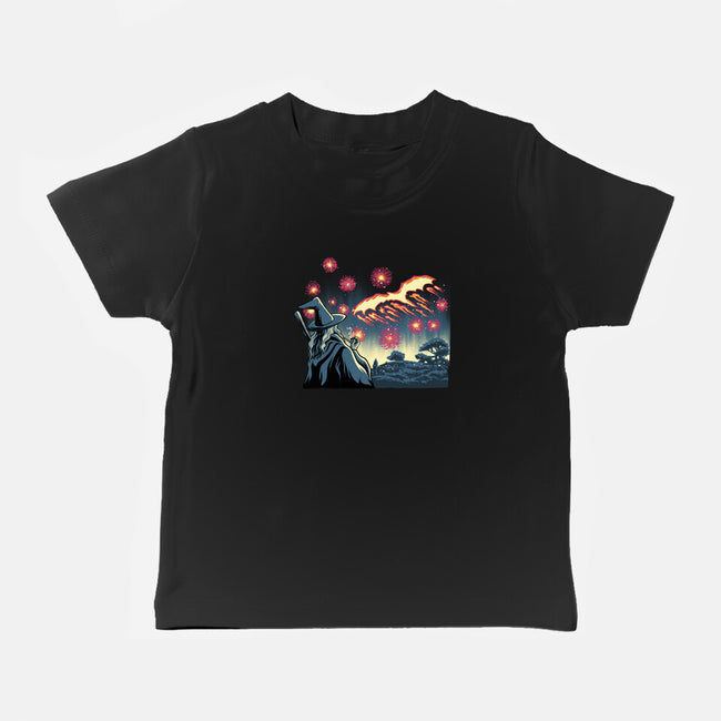 Fireworks And Magic-Baby-Basic-Tee-rmatix