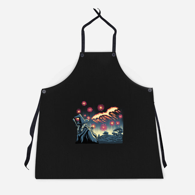 Fireworks And Magic-Unisex-Kitchen-Apron-rmatix