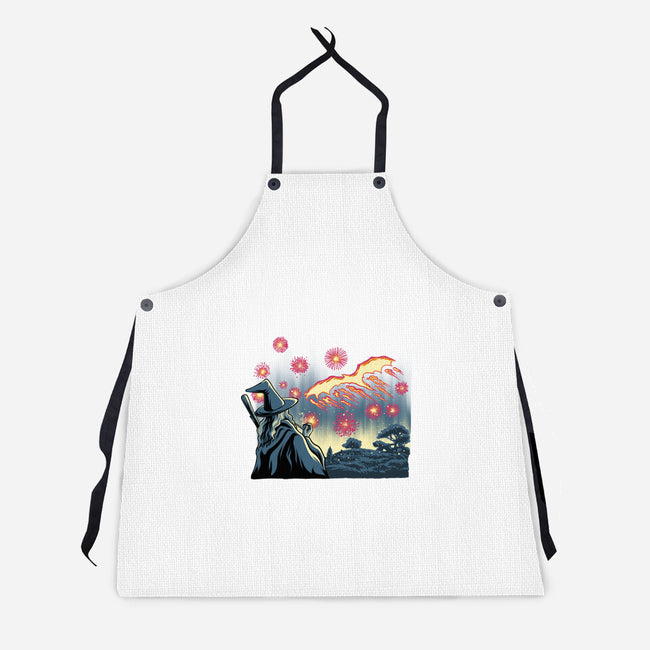 Fireworks And Magic-Unisex-Kitchen-Apron-rmatix