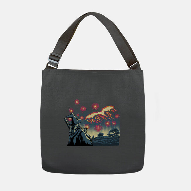 Fireworks And Magic-None-Adjustable Tote-Bag-rmatix