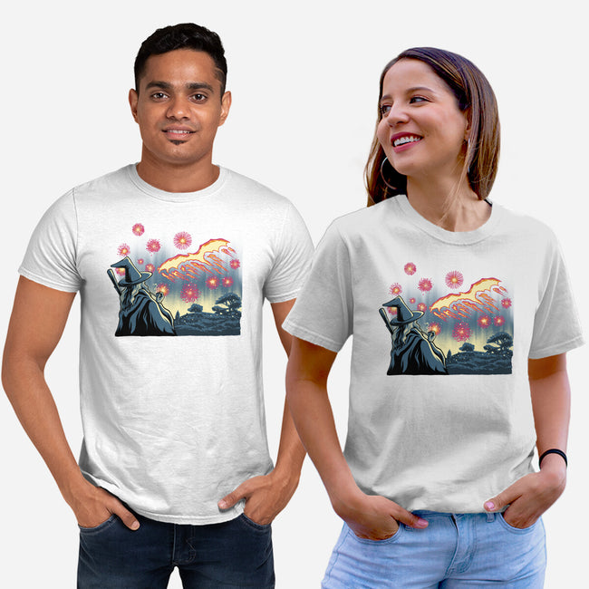 Fireworks And Magic-Unisex-Basic-Tee-rmatix
