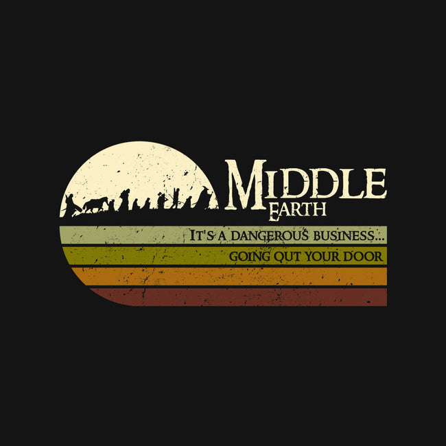 Retro Middle Earth-Youth-Basic-Tee-DrMonekers
