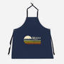 Retro Middle Earth-Unisex-Kitchen-Apron-DrMonekers