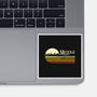 Retro Middle Earth-None-Glossy-Sticker-DrMonekers