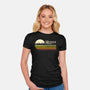 Retro Middle Earth-Womens-Fitted-Tee-DrMonekers
