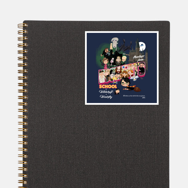 Greetings From Hogwarts School-None-Glossy-Sticker-Fritsch