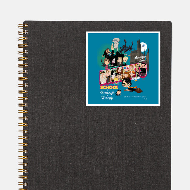 Greetings From Hogwarts School-None-Glossy-Sticker-Fritsch