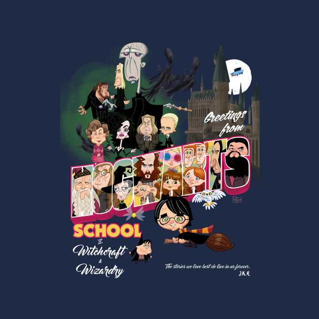 Greetings From Hogwarts School-Mens-Heavyweight-Tee-Fritsch