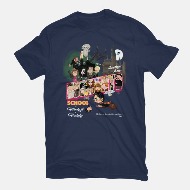 Greetings From Hogwarts School-Womens-Fitted-Tee-Fritsch