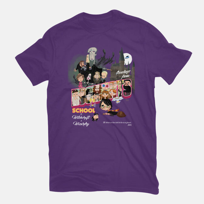 Greetings From Hogwarts School-Womens-Fitted-Tee-Fritsch