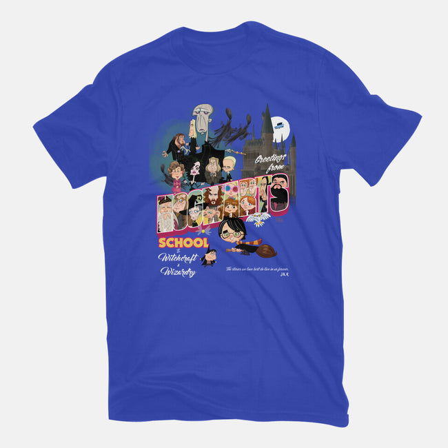Greetings From Hogwarts School-Womens-Fitted-Tee-Fritsch