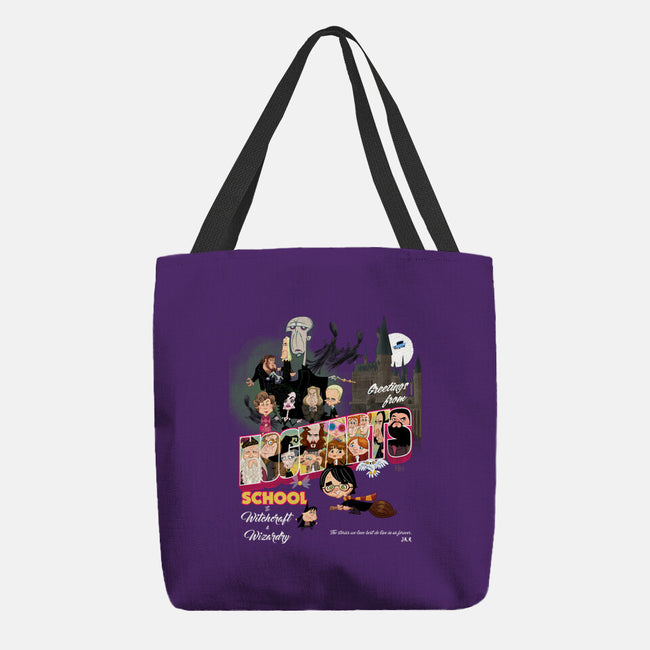 Greetings From Hogwarts School-None-Basic Tote-Bag-Fritsch