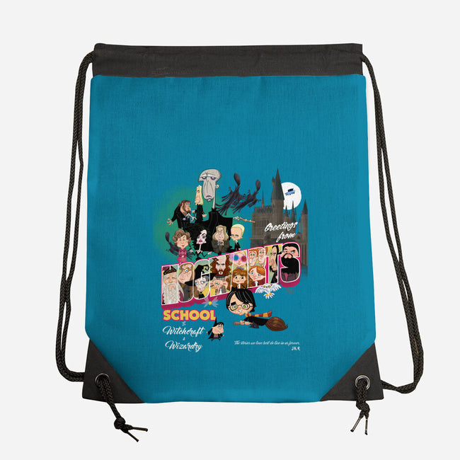 Greetings From Hogwarts School-None-Drawstring-Bag-Fritsch