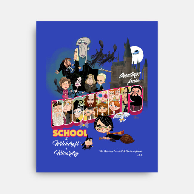 Greetings From Hogwarts School-None-Stretched-Canvas-Fritsch