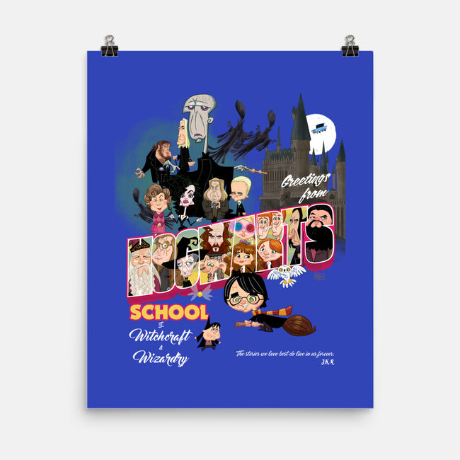 Greetings From Hogwarts School-None-Matte-Poster-Fritsch