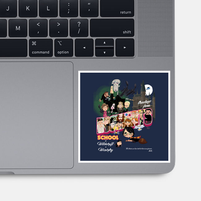 Greetings From Hogwarts School-None-Glossy-Sticker-Fritsch