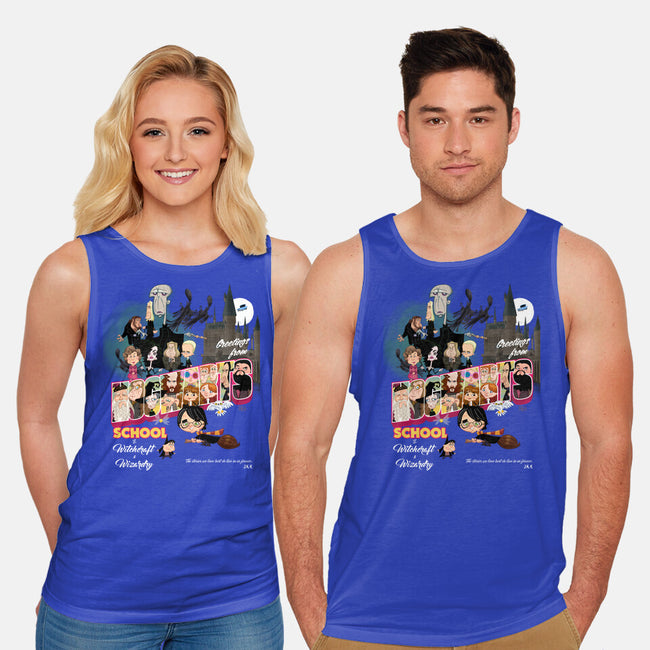 Greetings From Hogwarts School-Unisex-Basic-Tank-Fritsch