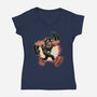 Break You-Womens-V-Neck-Tee-P1yu5h