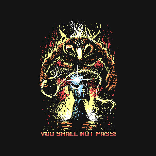 Pixel Balrog-Womens-Fitted-Tee-zascanauta