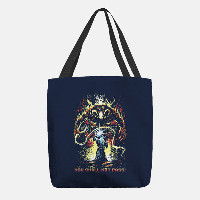 Pixel Balrog-None-Basic Tote-Bag-zascanauta