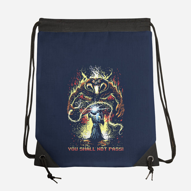 Pixel Balrog-None-Drawstring-Bag-zascanauta