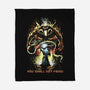Pixel Balrog-None-Fleece-Blanket-zascanauta