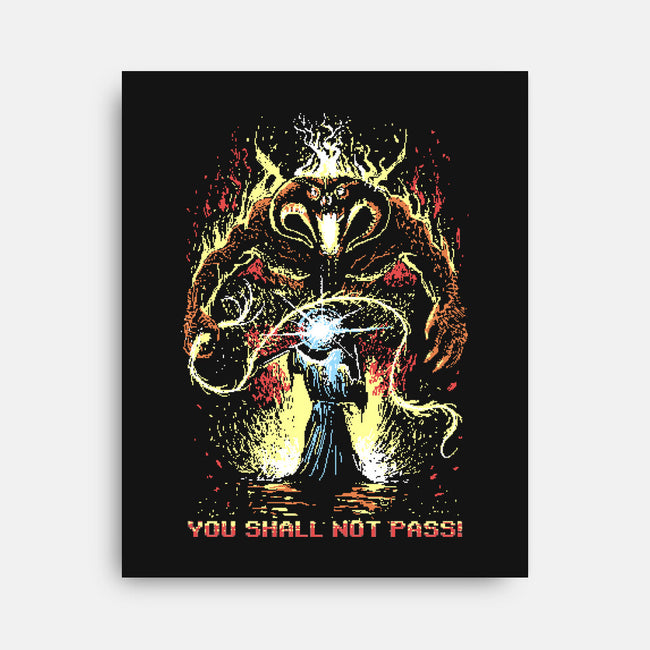 Pixel Balrog-None-Stretched-Canvas-zascanauta