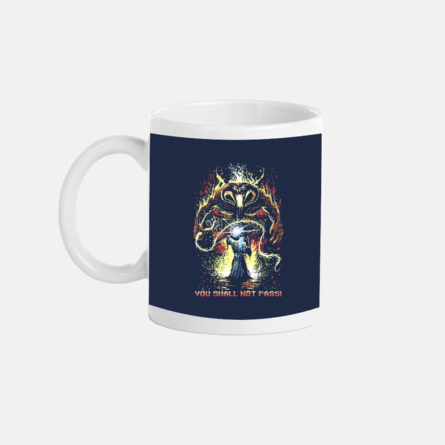 Pixel Balrog-None-Mug-Drinkware-zascanauta