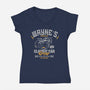 Wayn's Garage-Womens-V-Neck-Tee-CarloJ1956