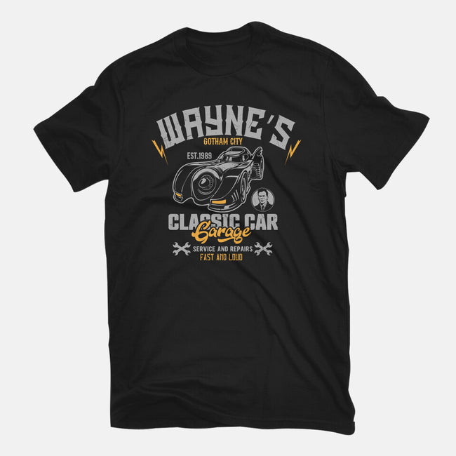 Wayn's Garage-Womens-Fitted-Tee-CarloJ1956