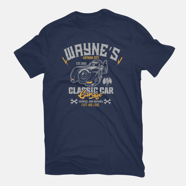Wayn's Garage-Mens-Heavyweight-Tee-CarloJ1956