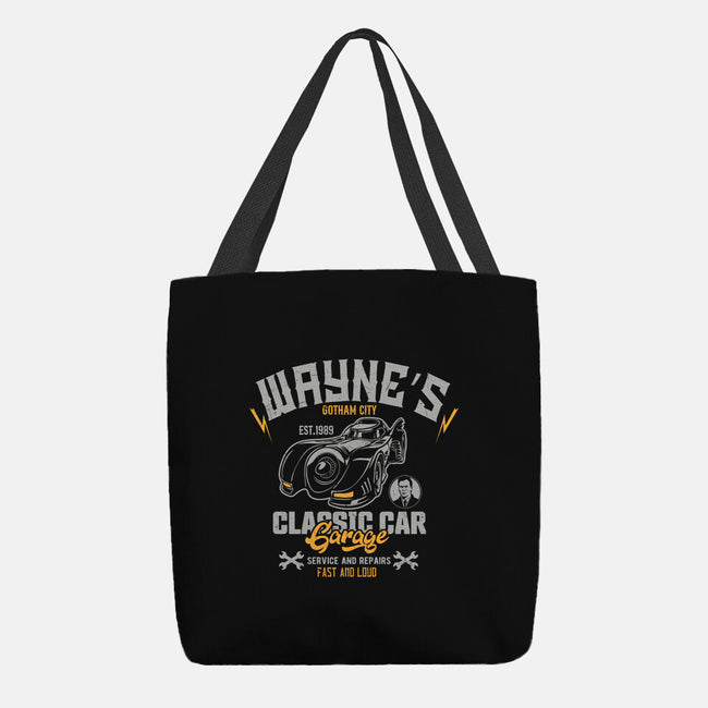 Wayn's Garage-None-Basic Tote-Bag-CarloJ1956