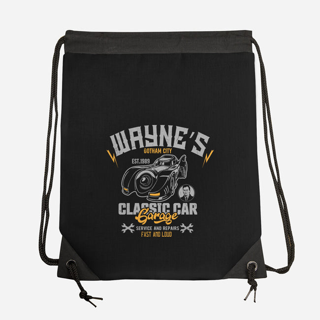 Wayn's Garage-None-Drawstring-Bag-CarloJ1956