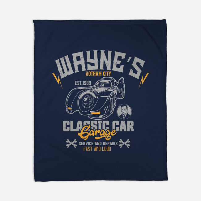 Wayn's Garage-None-Fleece-Blanket-CarloJ1956