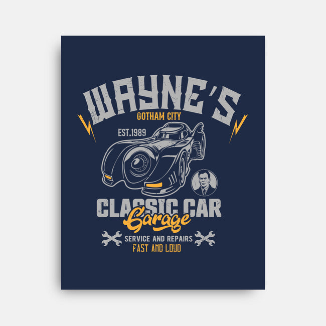 Wayn's Garage-None-Stretched-Canvas-CarloJ1956