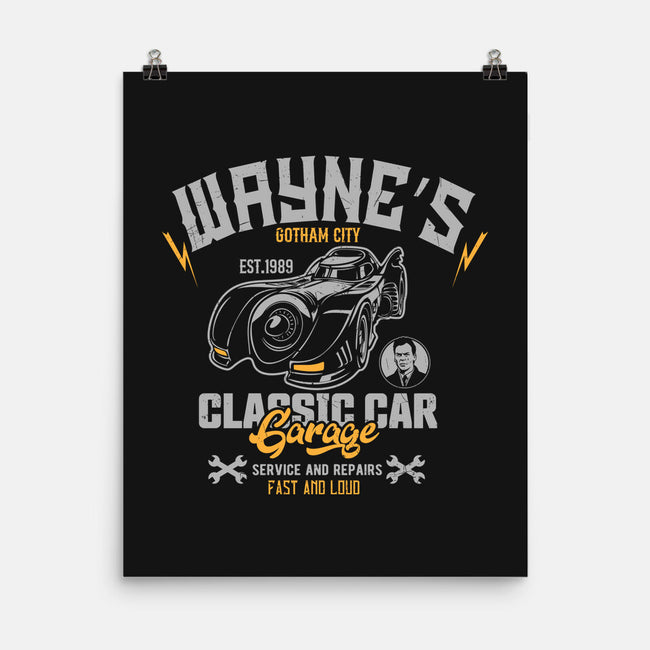 Wayn's Garage-None-Matte-Poster-CarloJ1956