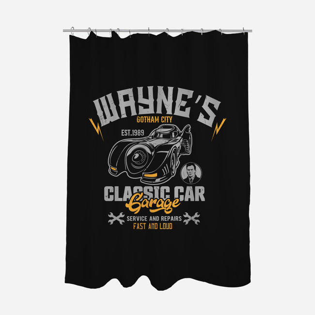 Wayn's Garage-None-Polyester-Shower Curtain-CarloJ1956