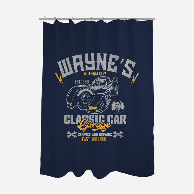 Wayn's Garage-None-Polyester-Shower Curtain-CarloJ1956