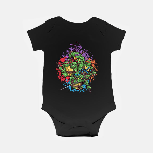 Turtle Brothers-Baby-Basic-Onesie-nickzzarto
