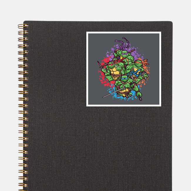Turtle Brothers-None-Glossy-Sticker-nickzzarto