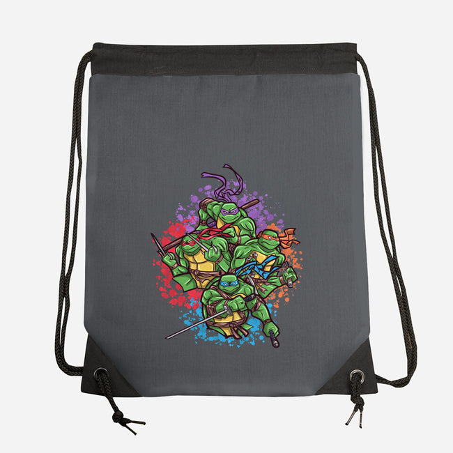 Turtle Brothers-None-Drawstring-Bag-nickzzarto