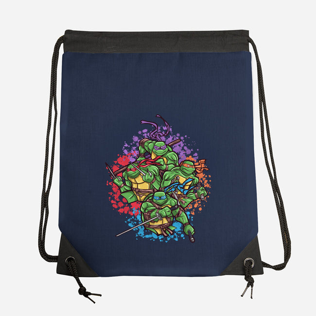 Turtle Brothers-None-Drawstring-Bag-nickzzarto