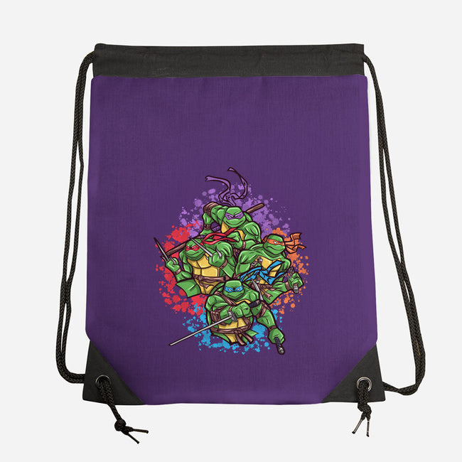 Turtle Brothers-None-Drawstring-Bag-nickzzarto